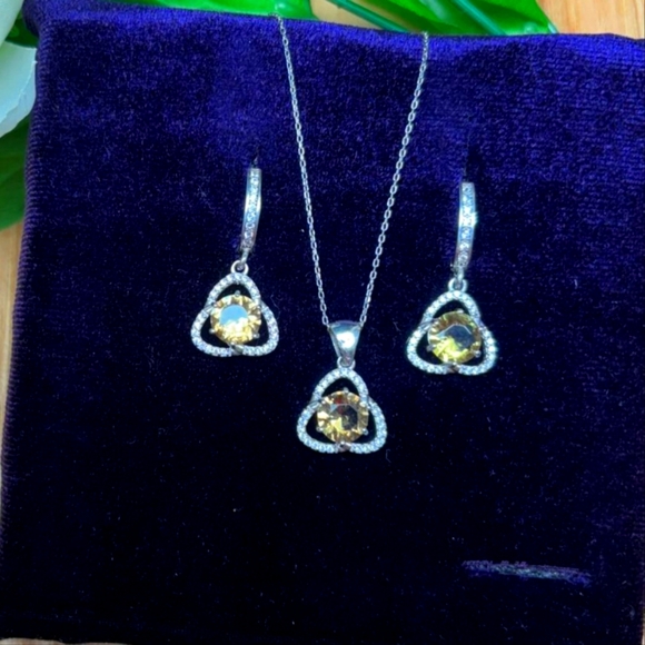 925 Sterling Silver Turkish Zultanite Wedding Jewelry Set  for Women,NEW, - Picture 6 of 13